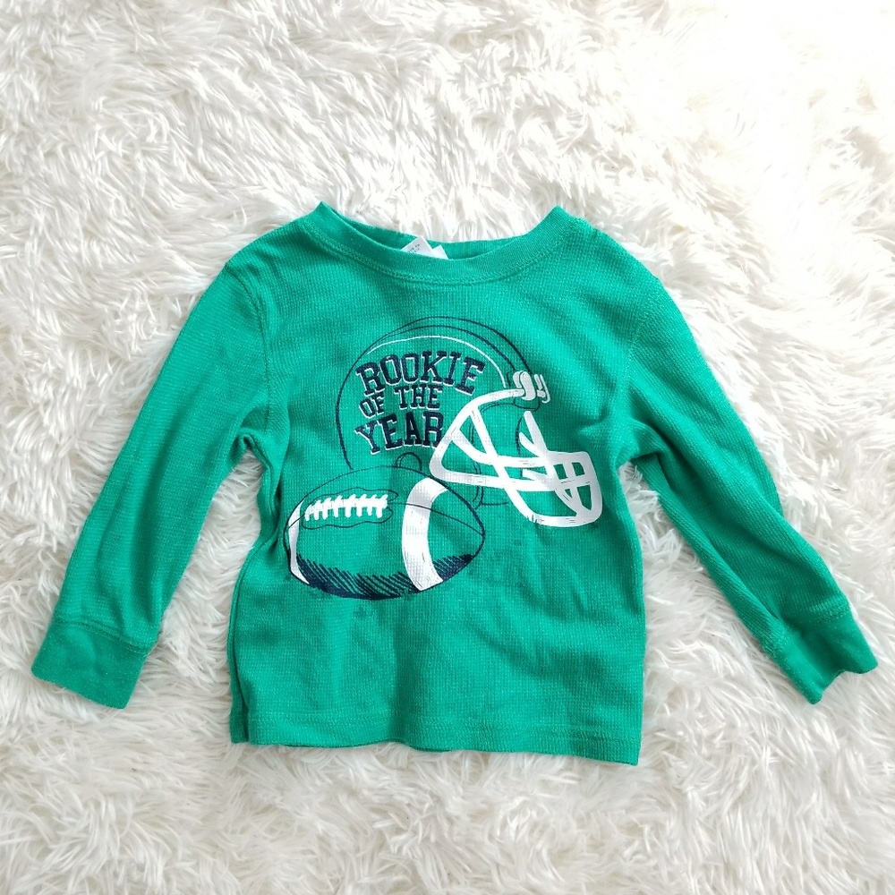 Boy long sleeve t-shirt Sz 18m green